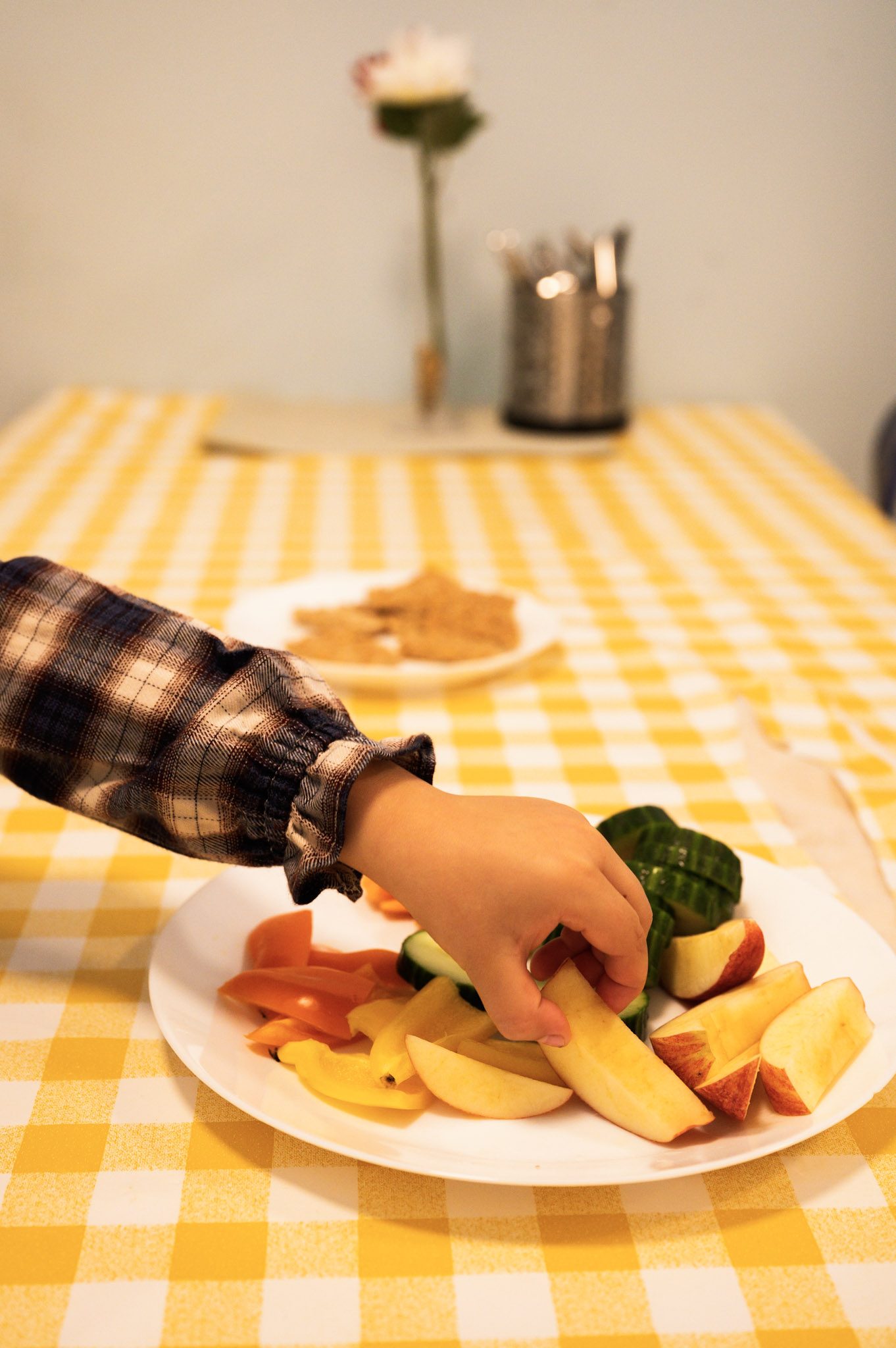 Snackzeit im Bistro des Kinderladens